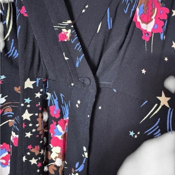 Free People Babydoll Tunic XS Dark Romantic Whimsigoth Beachy Fariy Grunge Boho - Picture 5 of 13